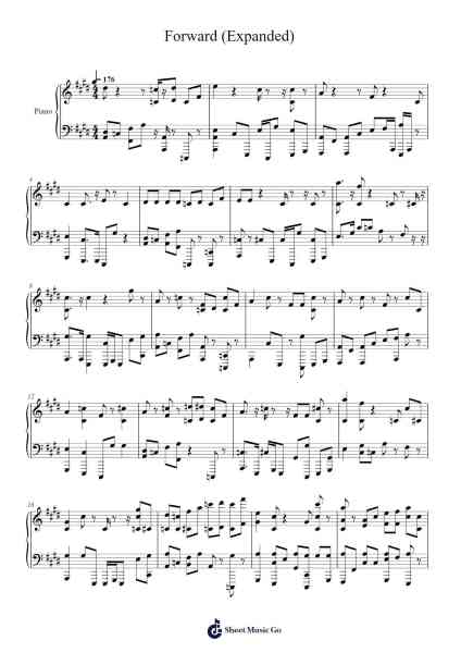 Forward (Expanded) Sheet Music by stepchildofve-Arr.Atwright