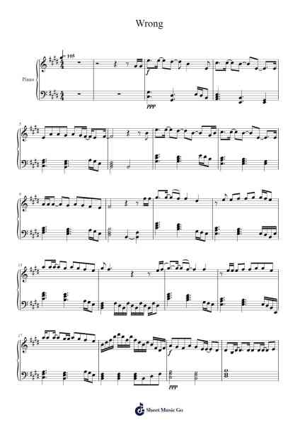 Wrong Sheet Music by Microwave-Arr.Halemorse