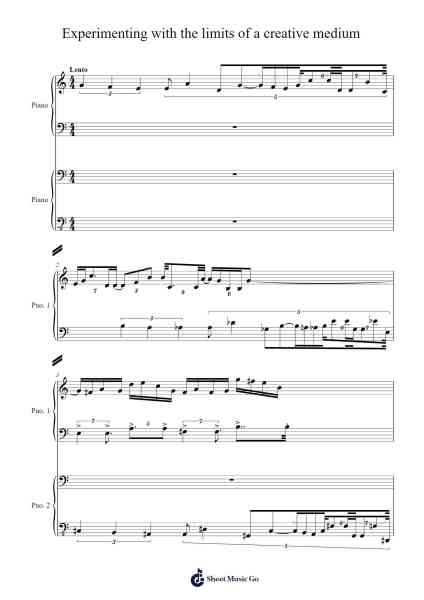 Experimenting with the limits of a creative medium Notenblatt von Theoretically Musical-Arr.Kirkwen Meldell