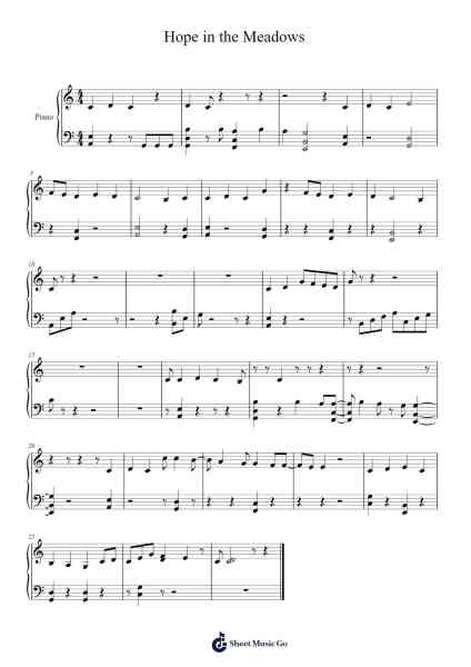 Hope in the Meadows Sheet Music by Vedaant Mahadevan-Arr.Holtbelle