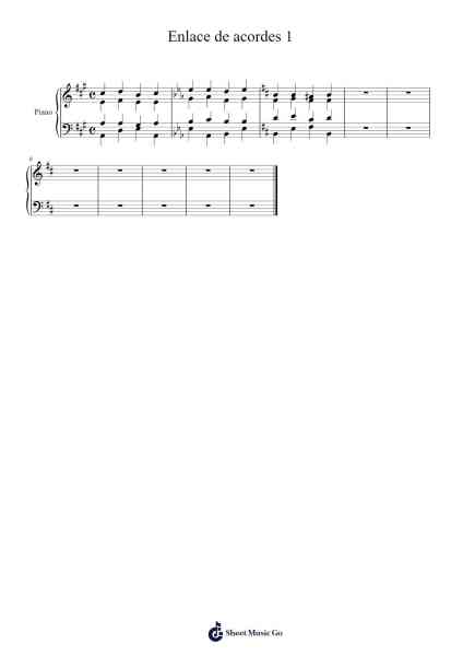 Enlace de acordes 1 Sheet Music by Elian Ballesteros-Arr.Blanes Poyale