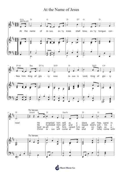 At the Name of Jesus Sheet Music by Christopher Walker-Arr.Trehume Toutdie