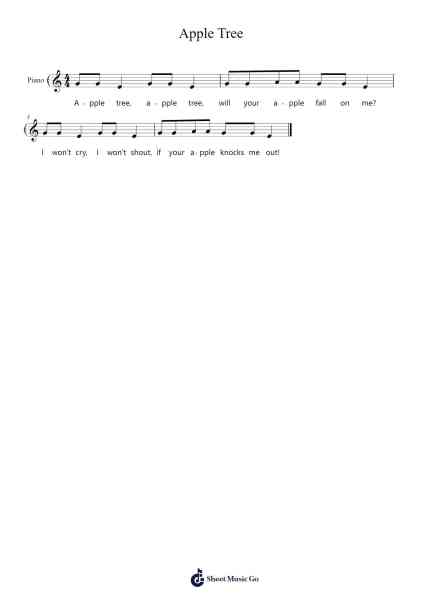 Apple Tree Sheet Music by Misc tunes-Arr.Popgram Migcky