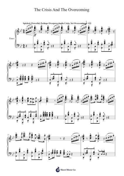 The Crisis And The Overcoming (From The Hero's Journey) Sheet Music by Walshdie Jafey-Arr.Cookjoe