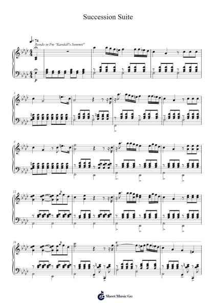 Succession Suite Sheet Music by Nicholas Britell-Arr.Holew Brianmaud