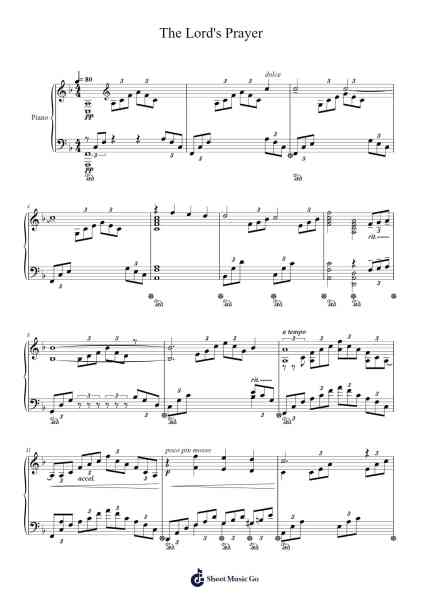 The Lord's Prayer Sheet Music by Albert Hay Malotte/Steve Pearce-Arr.Gadam