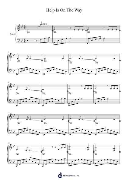 Help Is On The Way - 2nd Symphony, 3rd Movement Sheet Music by Joseph Pugh-Arr.Franfield Pricecil