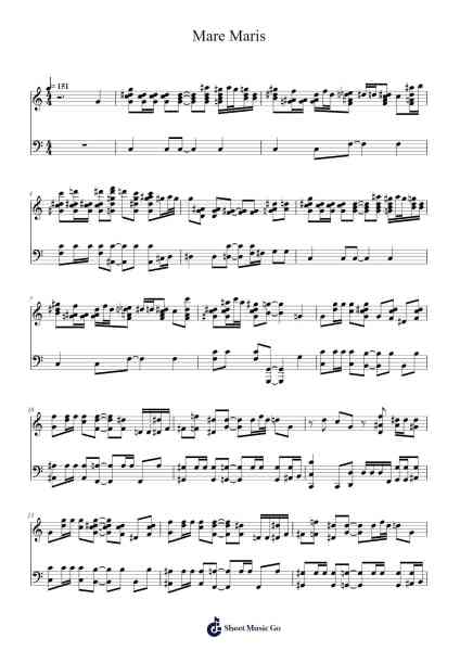 Mare Maris Sheet Music by M2U-Arr.Stanwylde
