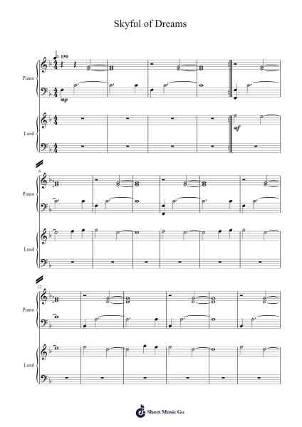 Skyful of Dreams Sheet Music by David Hrusovsky-Arr.Vibard Brumens