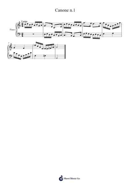 Canon in D Major Sheet Music by g4yxcg2nr5-Arr.Kyleret Earlkyle