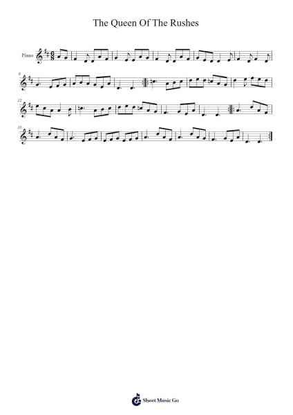 The Queen Of The Rushes Sheet Music by Whistle Workshops-Arr.Burnebooth Theobel