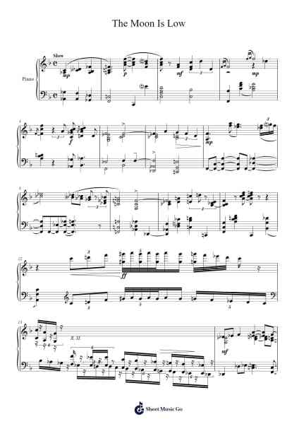 The Moon Is Low Sheet Music by Arthur Freed/Nacio Herb Brown-Arr.Trelyn