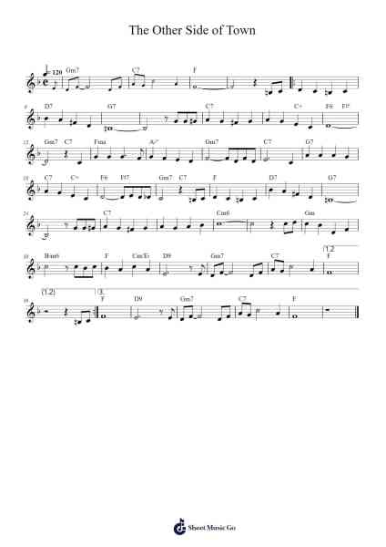 The Other Side of Town Sheet Music by Peter Starr-Arr.Leifclaire Frankbrooke