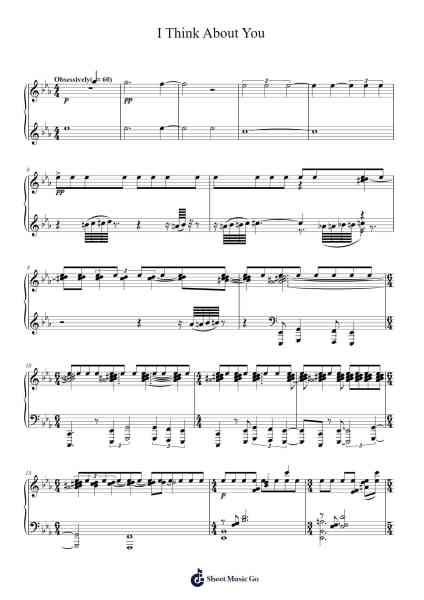 I Think About You Sheet Music by Stephen Sondheim-Arr.Maltzster Colcott