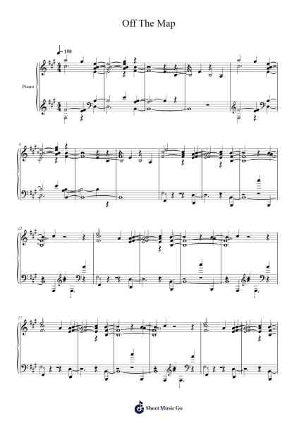 Off The Map Sheet Music by SoFaygo-Arr.Turnoah