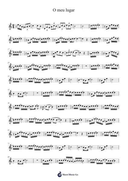 O meu lugar Sheet Music by Arlindo Cruz-Arr.Manssaul Dexy
