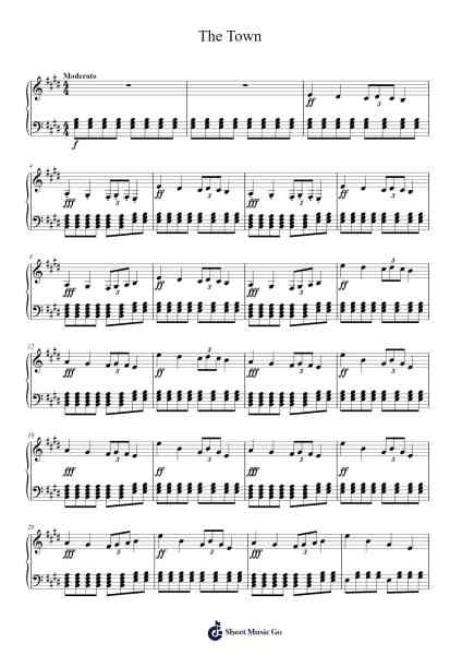 The Town Sheet Music by Noelsoll-Arr.Pumens Faulkgrant