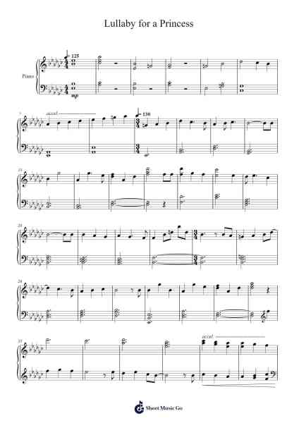 Lullaby for a Princess Sheet Music by DJDelta0-Arr.Cranetle Daimuel