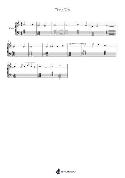Tune Up Sheet Music by Miles Davis-Arr.Gwensen