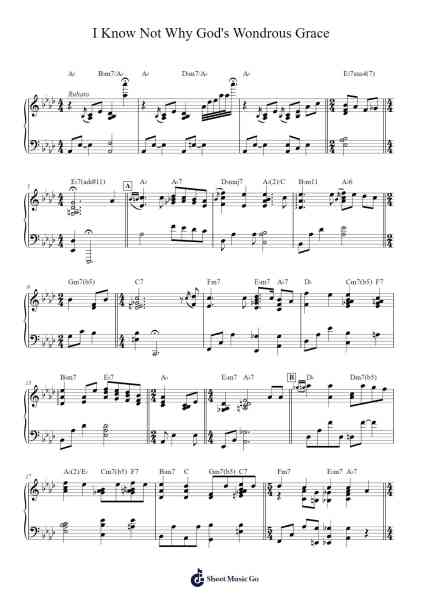 I Know Not Why God's Wondrous Grace Sheet Music by Daniel Webster Whittle-Arr.Linjane Barcox