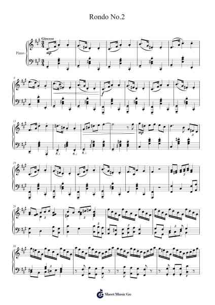 Rondo No.2 Sheet Music by Prokofiev-Arr.Faulkmax