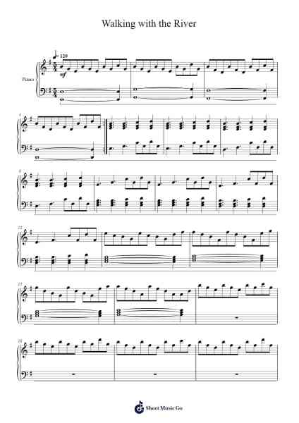 Walking with the River Sheet Music by Jackson Flynn-Arr.Toddgail