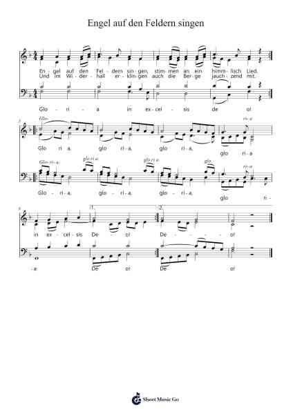 Engel auf den Feldern singen Sheet Music by Public Image Ltd-Arr.Louieby