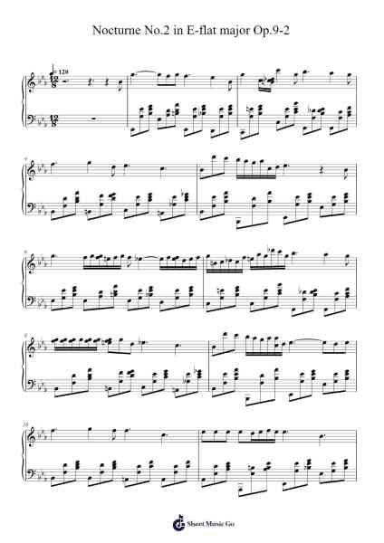 Nocturne No. 2 in E-flat Major, Op. 9, No. 2 Sheet Music by Frédéric Chopin-Arr.Jesries