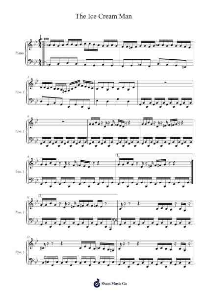The Ice Cream Man Sheet Music by Karsten Moses-Arr.Laupound