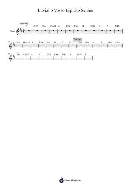 Enviai o Vosso Espirito Senhor Sheet Music by Rei Davi-Arr.Twainryl