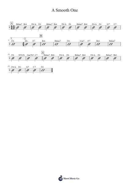 A Smooth One Sheet Music by Benny Goodman-Arr.Dilmos