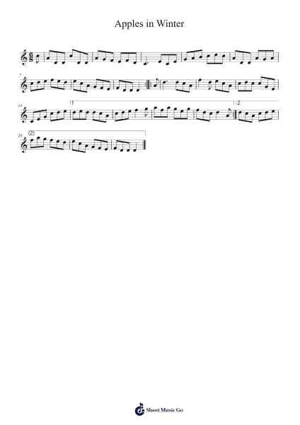 Apples in Winter 樂譜由 Pesanta - 編曲 Fmar Geearl