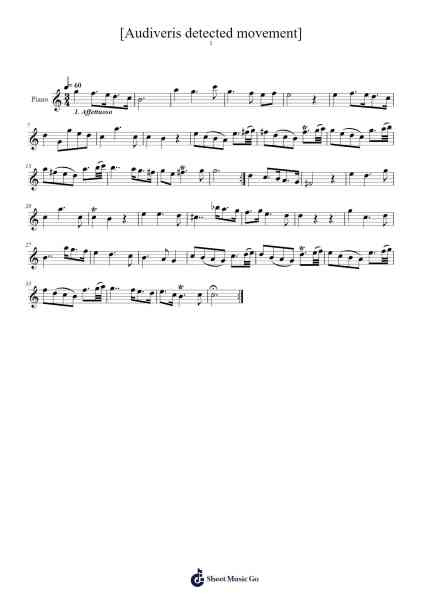 Flute Sonata in C Major, RV 48: I. Affettuoso Sheet Music by Antonio Vivaldi-Arr.Cranethe Dougledk