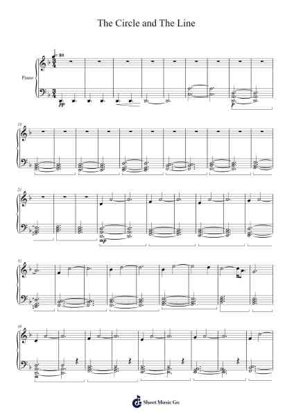 The Circle and The Line Sheet Music by Gorty Fowrl-Arr.Joshjean
