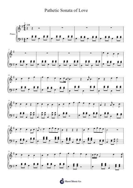 Pathetic Sonata of Love Sheet Music by Ian Silva-Arr.Keatssoll