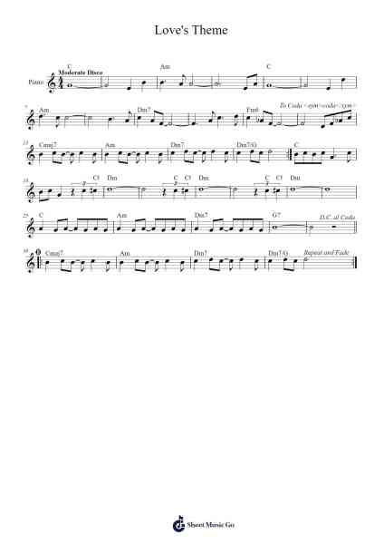 Love's Theme Notas de música por Barry White-Arr.Primeg