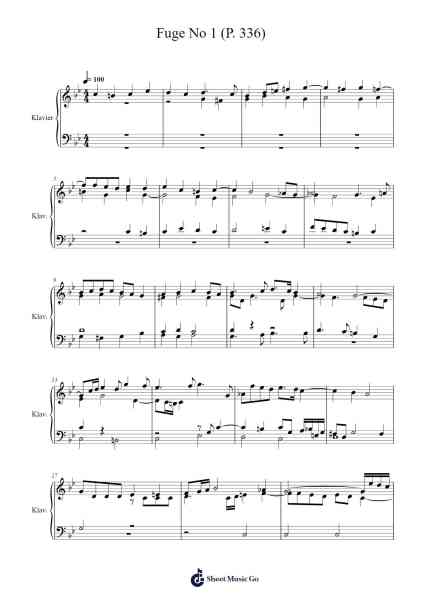 Magnificat septimi toni - Fuge No. 1 - Johann Pachelbel Sheet Music by Johann Pachelbel-Arr.Abters Bloomsteele