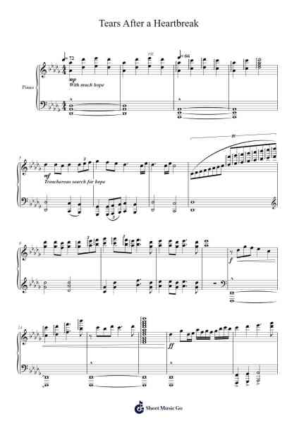 Tears After a Heartbreak Sheet Music by DeLano D. Cain-Arr.Rooven