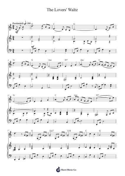 The Lovers' Waltz Sheet Music by Molly Mason/Jay Ungar-Arr.Gekeith Fordkiel