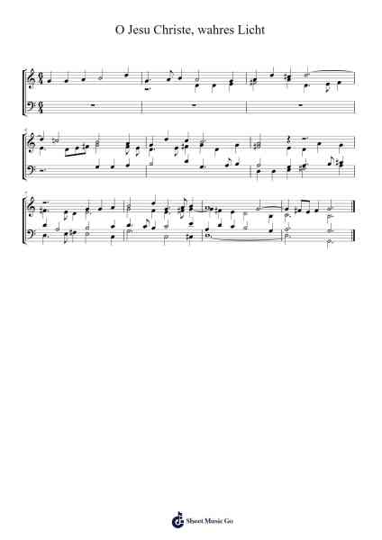 O Jesu Christe, wahres Licht Sheet Music by Gaël Liardon-Arr.Rhysgel Dilcooke
