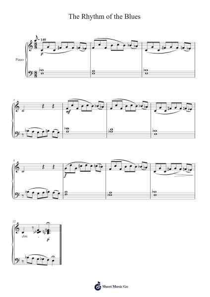 The Rhythm of the Blues Sheet Music by И. Бертолотто-Arr.Oisenrob Clyger
