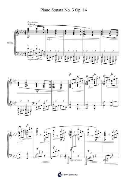 Piano Sonata No. 3 in F Minor, Op. 14 "Concerto Without Orchestra": Variations Sheet Music by Robert Schumann-Arr.Raelo