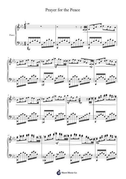 Prayer for the Peace Sheet Music by Masao Aichi-Arr.Harjo