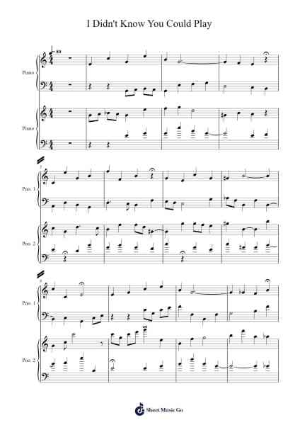 I Didn't Know You Could Play Sheet Music by David Petersen-Arr.Wymo