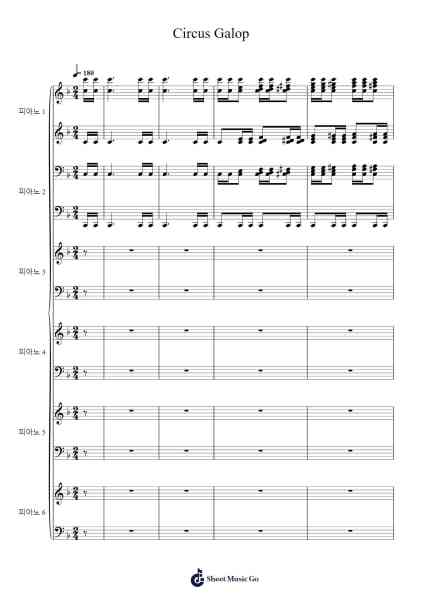 Circus Galop Sheet Music by Marc-André Hamelin-Arr.Blyxine Cojane
