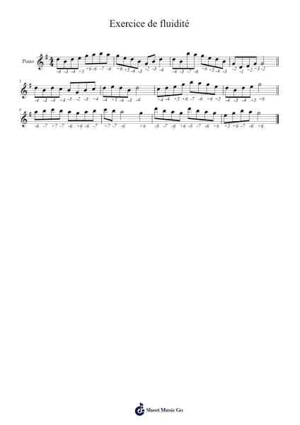 Exercice de fluidité Sheet Music by Paul Lassey-Arr.Drewlot