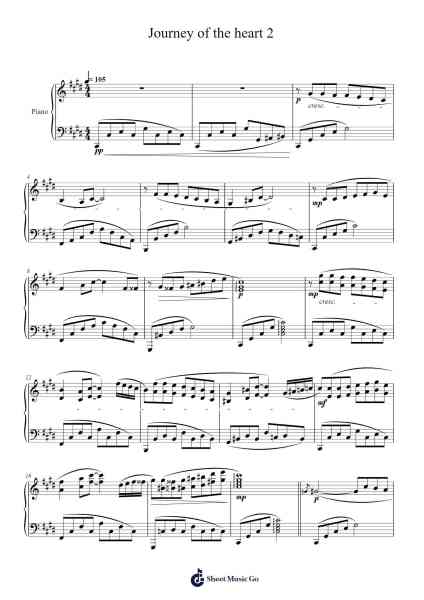 Journey of the heart 2 Sheet Music by Masao Aichi-Arr.Kingsgust