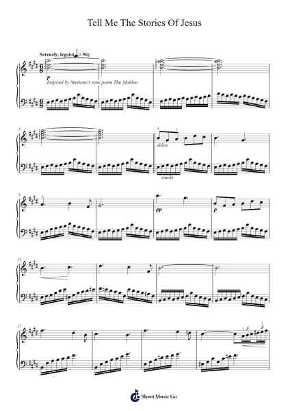 Tell Me The Stories Of Jesus Sheet Music by William H. Parker-Arr.Wolian