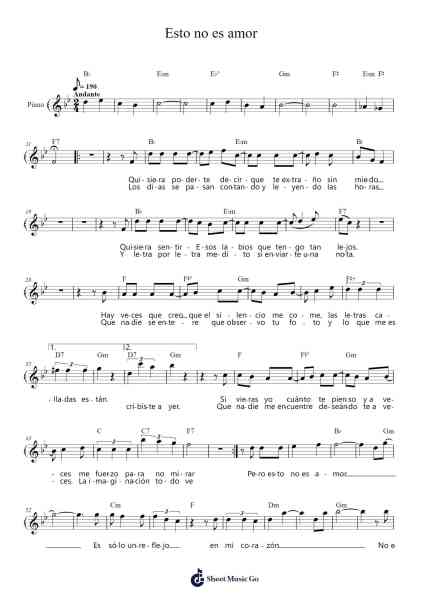 Esto no es amor Sheet Music by Shel Valdés-Arr.Humlouie