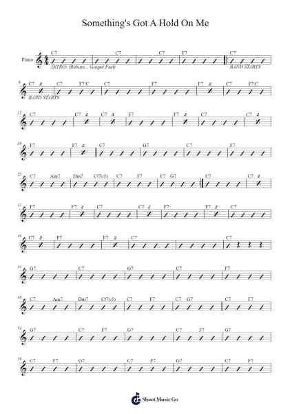 Something's Got A Hold On Me Sheet Music by Etta James-Arr.Inmark Ausbrooke